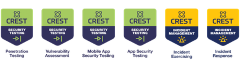CREST accreditations
